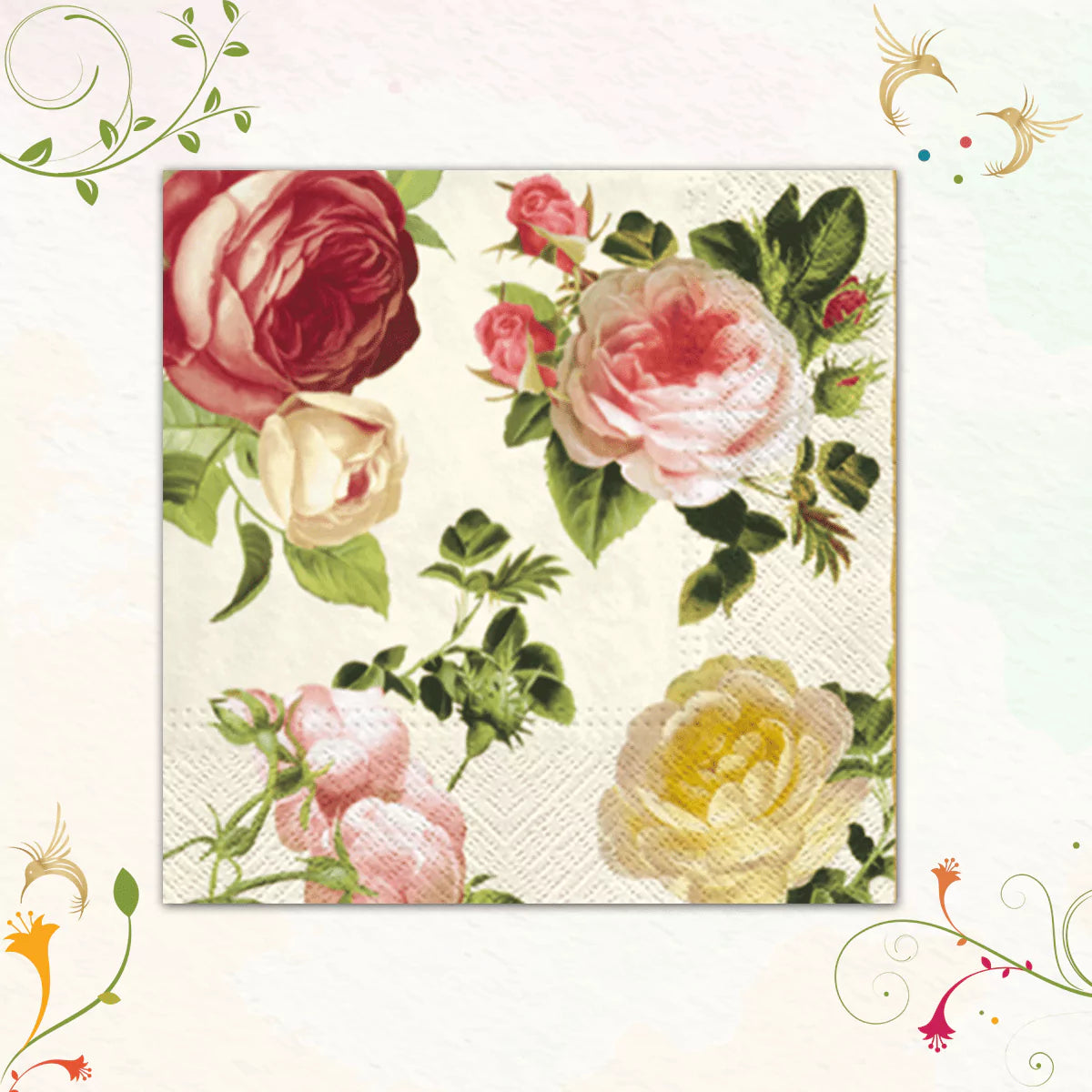 Rosalia  Paper Napkins | PAW SDL192011