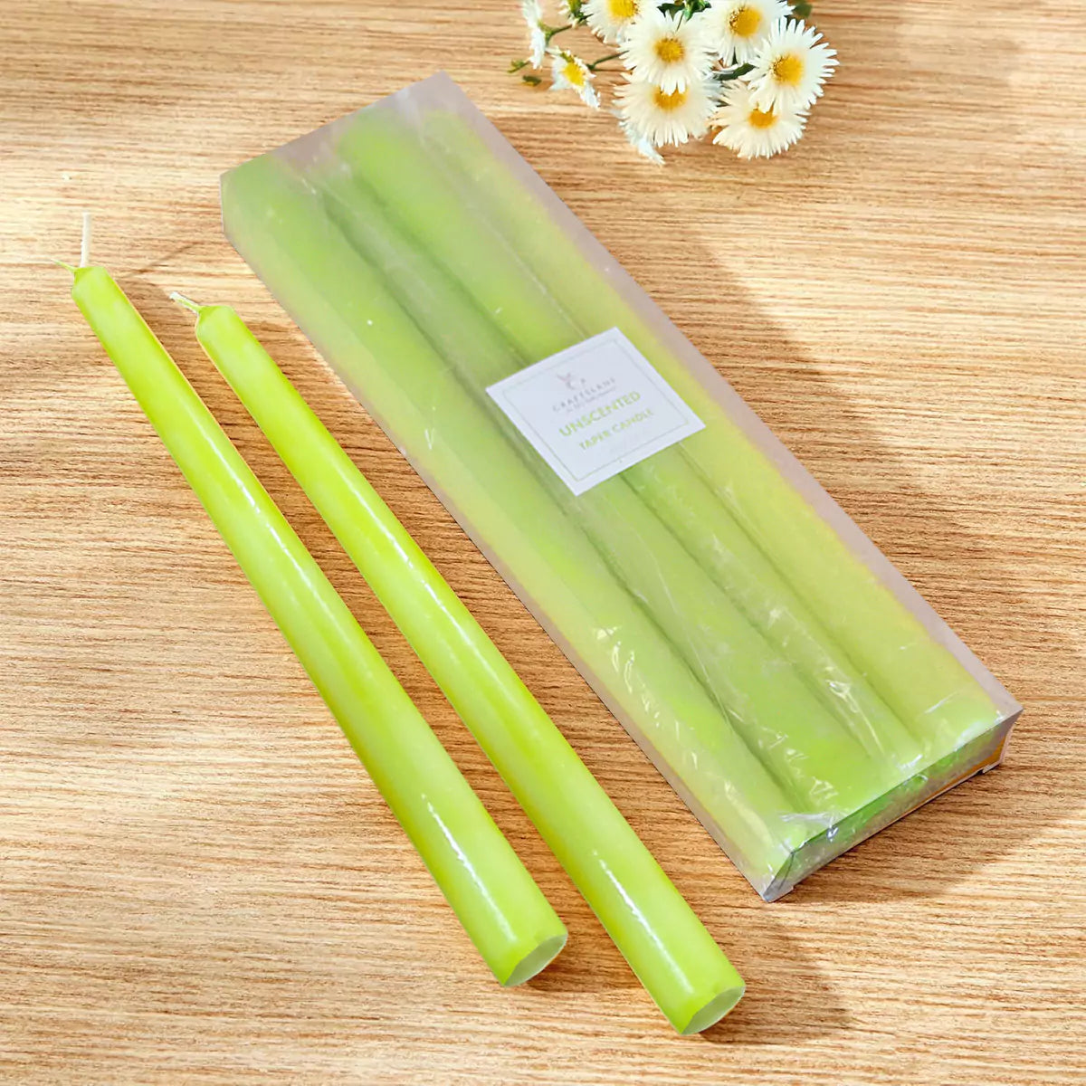 10" Premium Taper Candles (Set of 4) | Sage