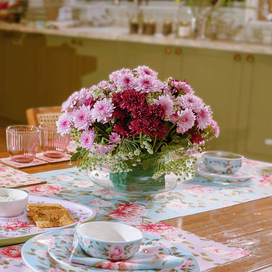 Transparent Vintage Flat Globe Glass Vase